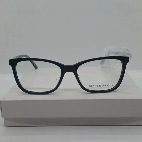 NWT WOMEN'S DRAPER JAMES EYEGLASS FRAMES DJ5036 BLACK - Picture 1 of 4